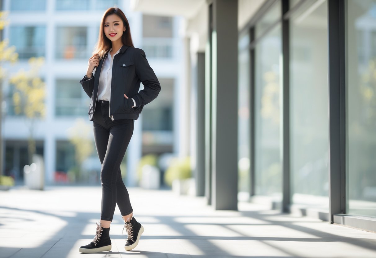 Saadan styler du dine jakker med snoeresko til damer